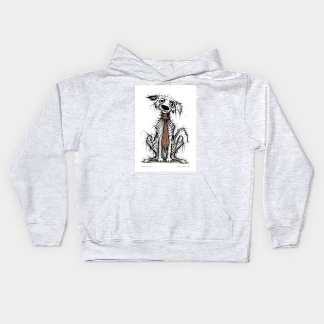 Posh dog Kids Hoodie by Keith Mills